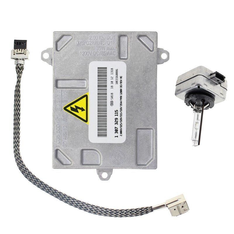 Hid Xenon Koplamp Ballast & Ontsteker & D1S Lamp 4300K Voor A4 Cadillac Dts Volvo C30 S40 1307329115 8E0907391B