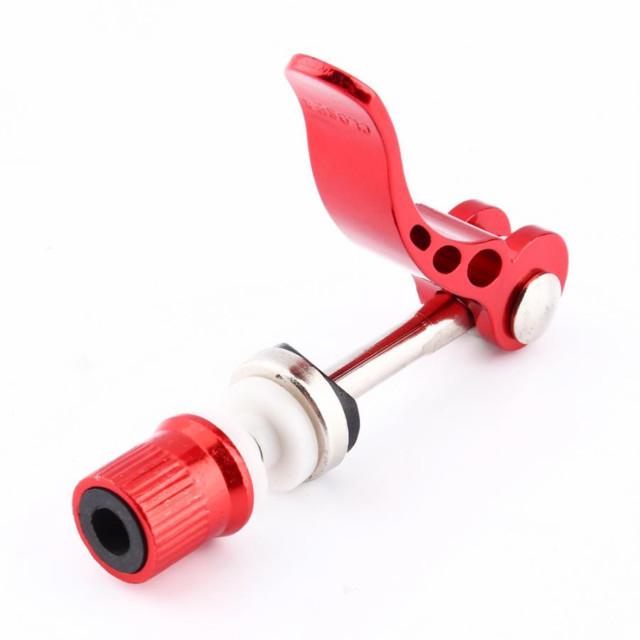 Aluminium Alloy Quick Release Bicycle Seatpost Clamp Bolt Mountain Bike Seat Post Clamp Skewer Bolt Cycling Road Bike Seat Tube