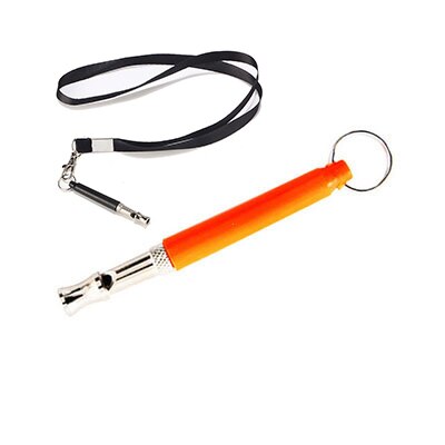 Hond Fluitje Verstelbare Training Fluitje Met Touw Stop Barking Recall Training-Professionele Honden Training Fluitjes Voor Honden: Orange