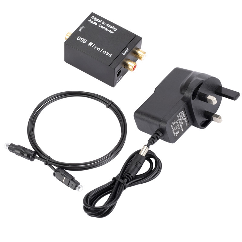 Digitale Audio Analoog Converter Bluetooth-Adapter Optical Fiber Toslink Coaxiale Signaal Naar Rca R/L Audio Decoder dac Versterker: Type 7
