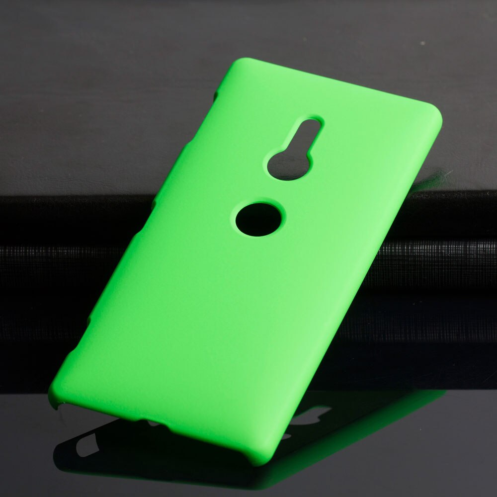 Plastic Coque Cover 5.7For Sony Xperia Xz2 Case For Sony Xperia Xz2 Xz 2 Dual H8216 H8266 H8296 Phone Back Coque Cover Case: Green