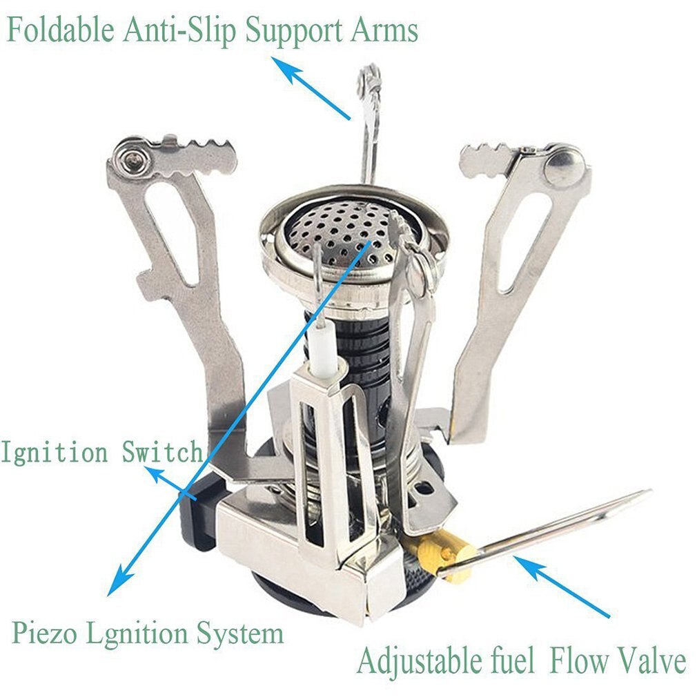 Outdoor 1-2 Person Portable Anodized Aluminum Alloy Camping Set Pot Hiking Backpack Cookware Pot