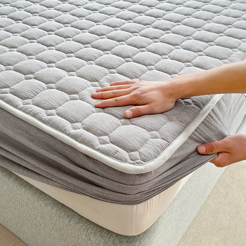 Matrashoes van hotelkwaliteit - 100% katoenen oppervlak Antimicrobieel Ademend, hypoallergeen, matrasbeschermer voor eenmalig/paar: 200x80cm / YELLOW