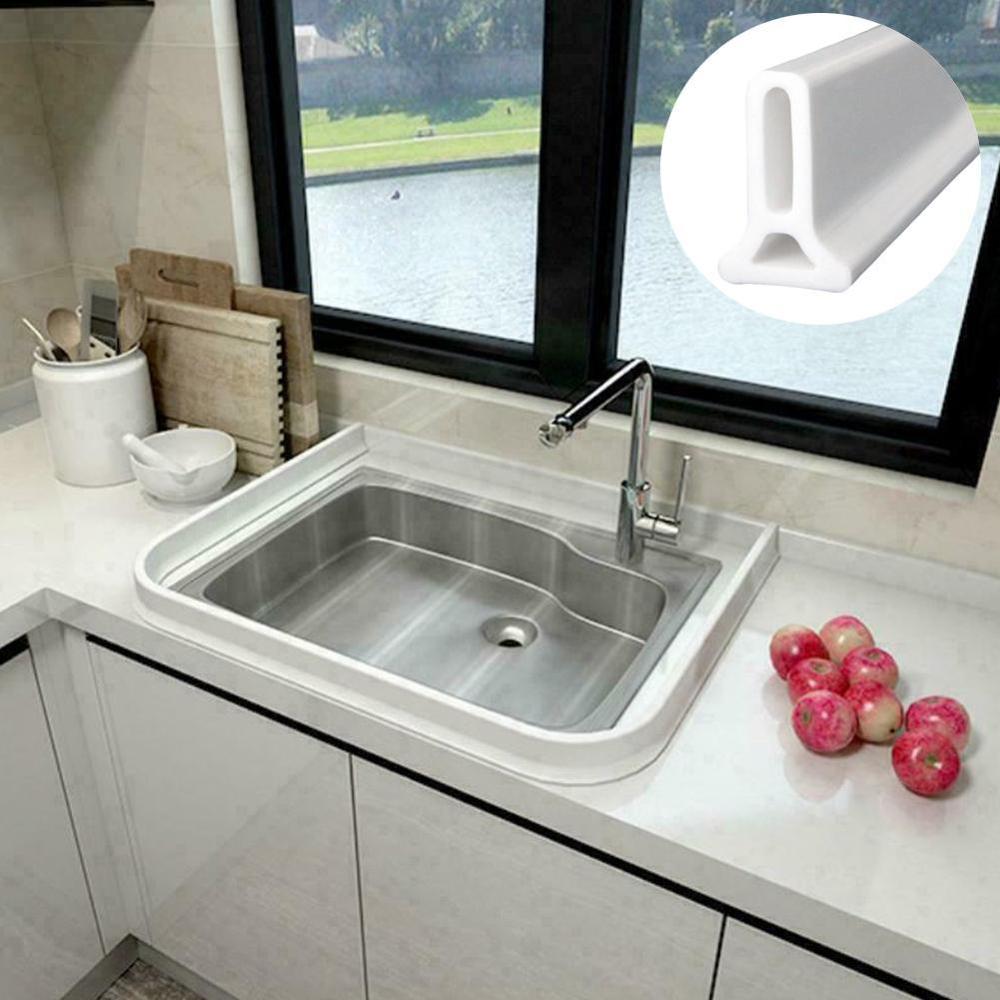Bathroom Water Stopper Flood Barrier Rubber Dam Silicon Water Blocker Dry and Wet Separation Improve