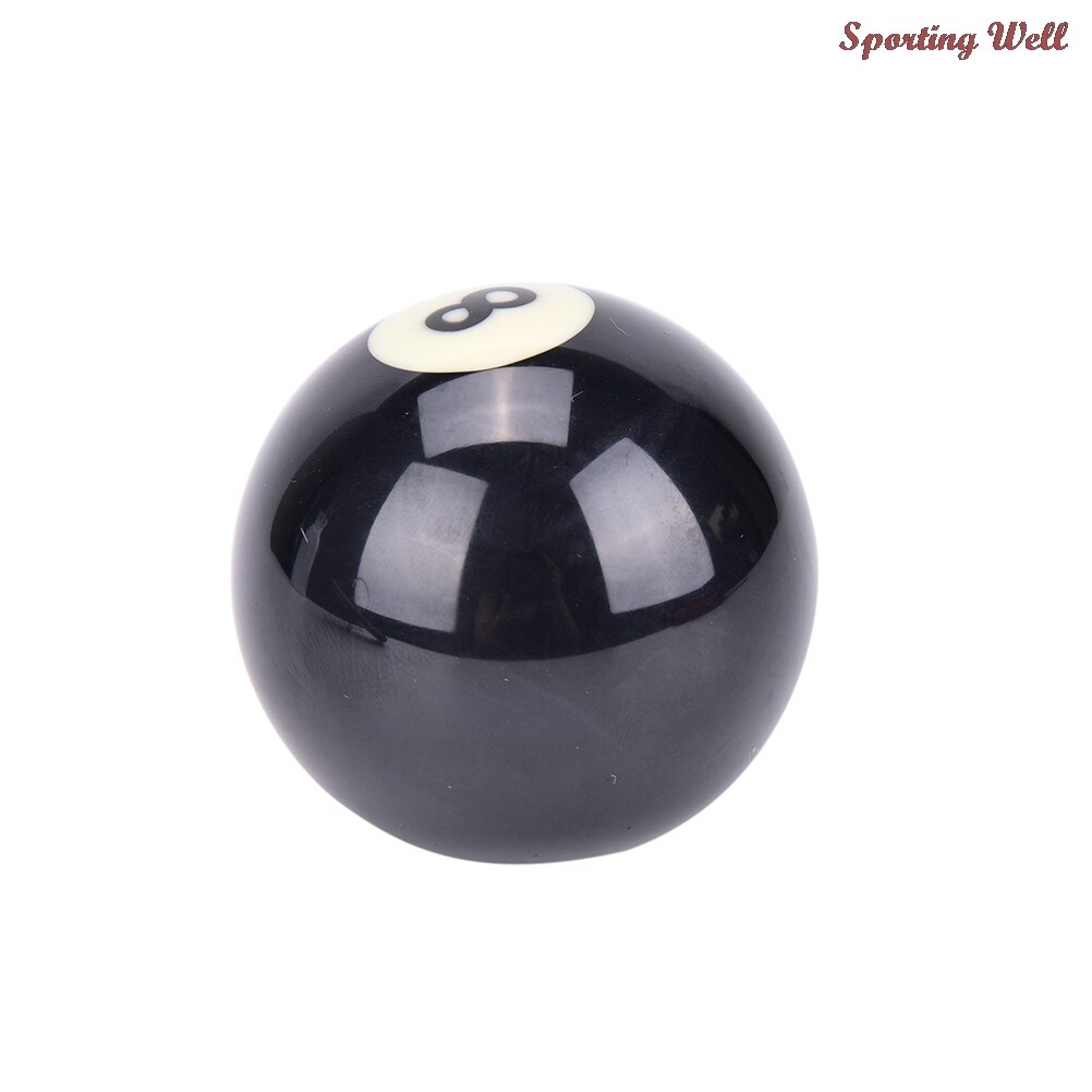 1 PCS Billiard Balls #8 Billiard Pool Ball Replacement EIGHT BALL Standard Regular Two Size 52.5/57.2 mm Black 8 Ball EA14