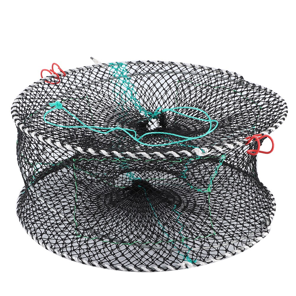 Portable Collapsible Crab Traps Foldable Crabbing Net For Lobster Shrimp Cast Mesh Fishing Acce Fishing Net Black Folding