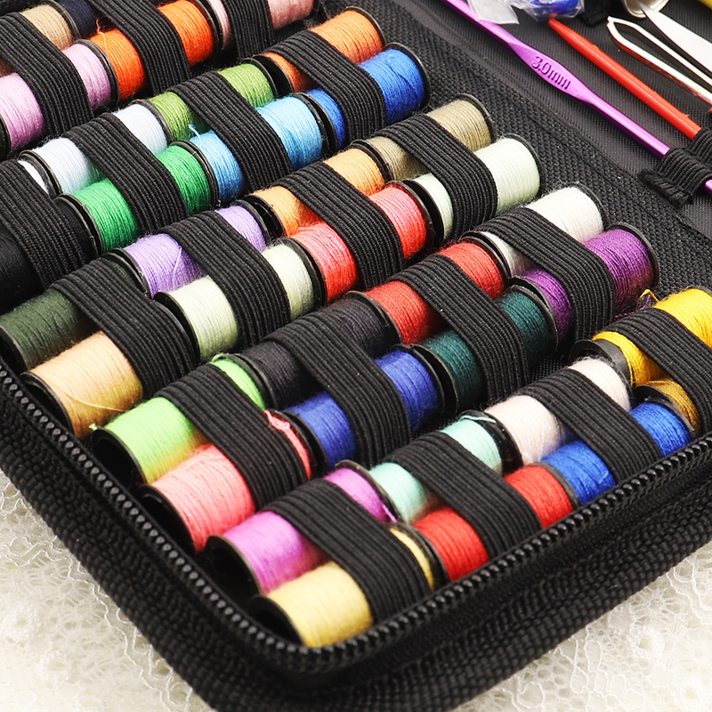 Kits de costura DIY, caja de costura multifunción, conjunto para acolchado a mano, costura, hilo de bordar, accesorios de costura, Kits de costura