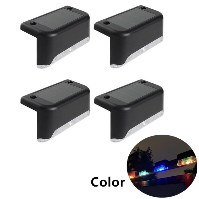 LED Wall Lamps Waterproof Indoor Outdoor Lighting Aluminum Wall Light For Home Bedroom Bedside Living Room Led Garden Porch: Black-color light / 8pcs