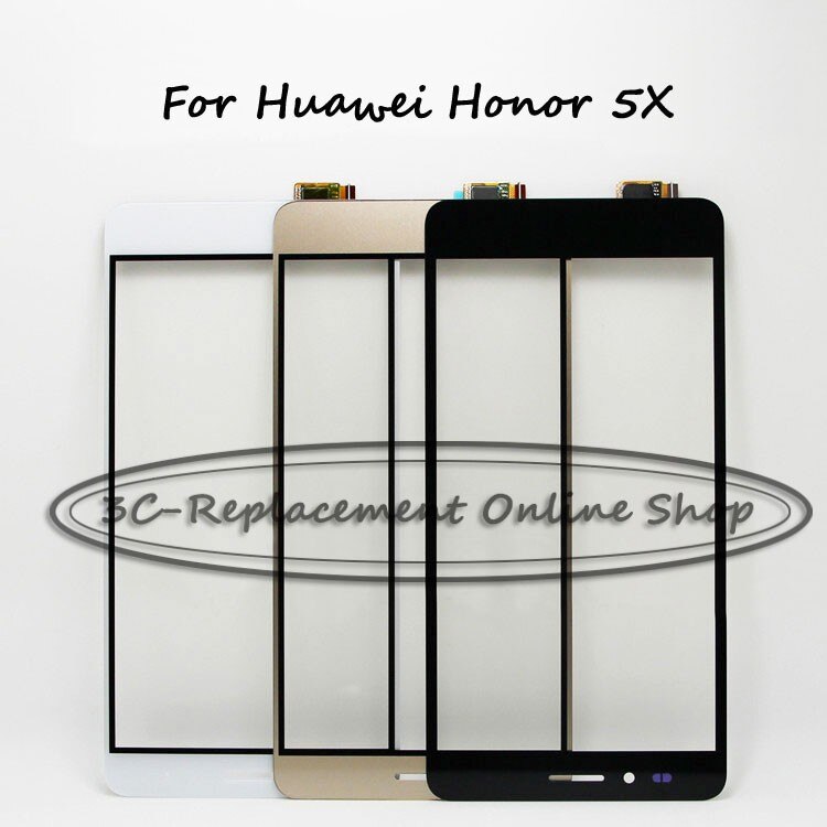 Pour Huawei Honor 5X KIW-L21 écran LCD + Numériseur À Écran Tactile + Cadre Pour Huawei GR5 KII-L21 KII-L05 KII-L23 KII-L22 KII-L03: Gold Only Touch