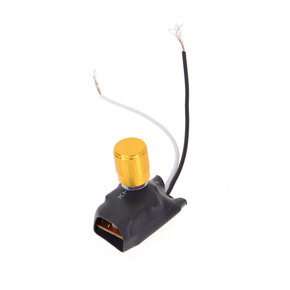 1 stk belysningstilbehør vri dimmerbryteren 3a bordlampe vegglampe armaturholder strømdimmer mørkere kontrollpanel