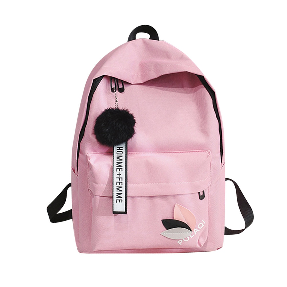 Leinwand Frauen Rucksack Solide Schule Taschen für Teenager Mädchen Jungen Rucksack Lässig Reise Rucksäcke Schul Schulranzen Sack a dos