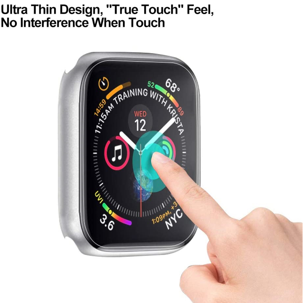 6 Pack Screen Protector Voor Apple Horloge 7 6 Se Serie 5 40Mm 44Mm Case Vriendelijke Bubble-gratis Hd Clear Iwatch 3 Tpu Flexibele Film