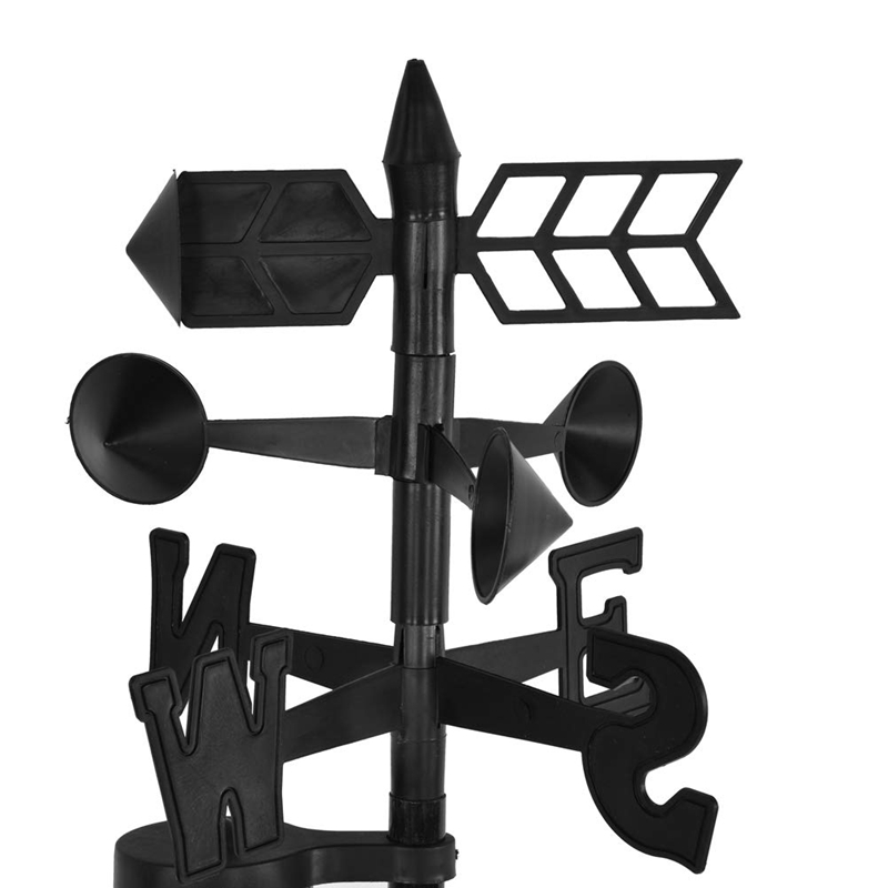 Garden Weather Station, Weather Station Rain Gauge with 16PCS Reflective Bird Scare Discs