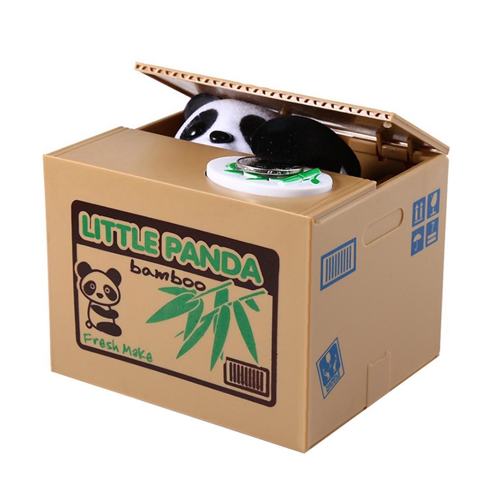 Automatische Stealing Coin Panda Box Spaarpot Panda Beer Engels Sprekende Geweldig voor Elke Kind