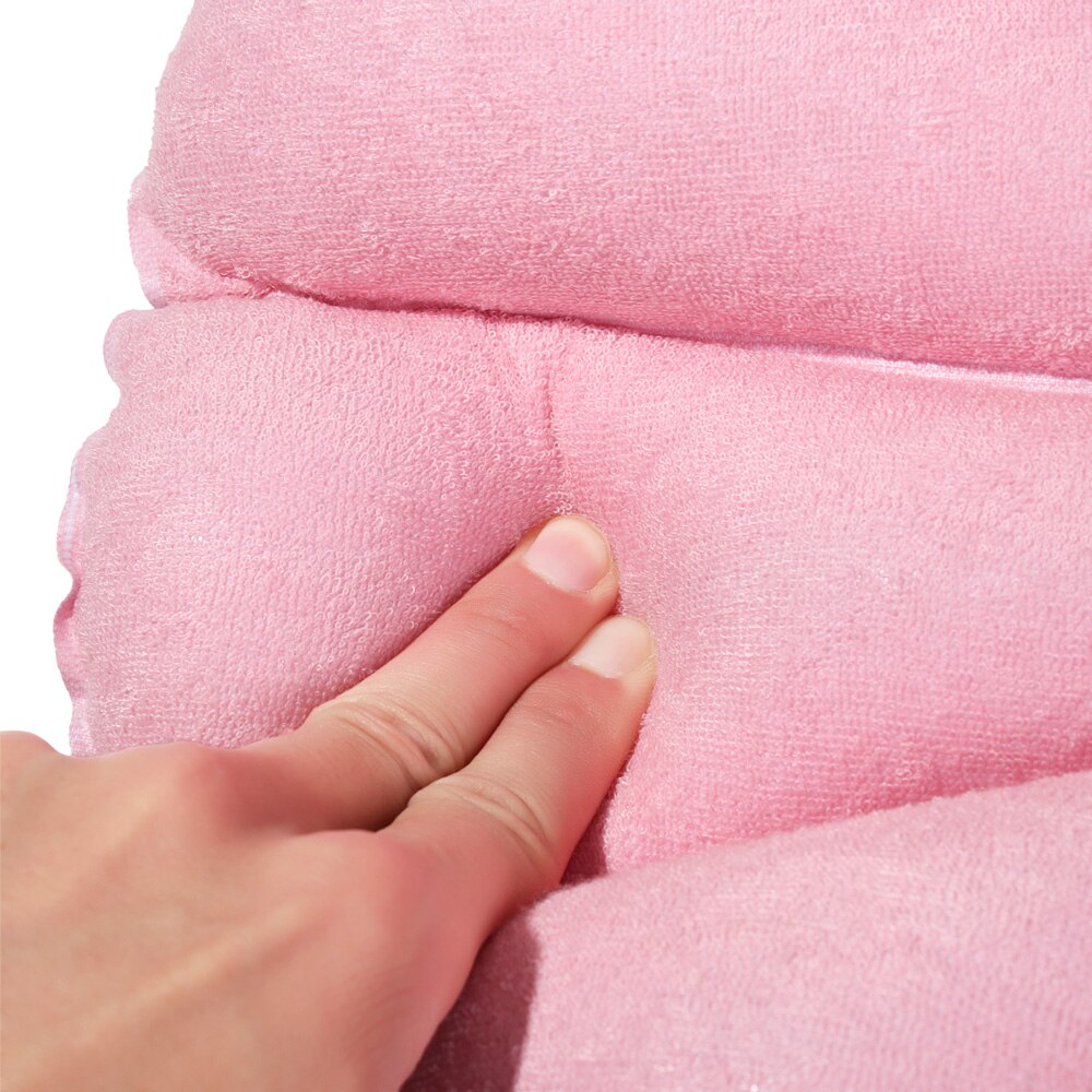 Aufblasbare Schlecht Kissen Weiche Spa Nacken Schlecht Kissen Mit Saug Aufblasbare Frottee Fan-förmigen Hals Unterstützung Kissen Badewanne Kissen