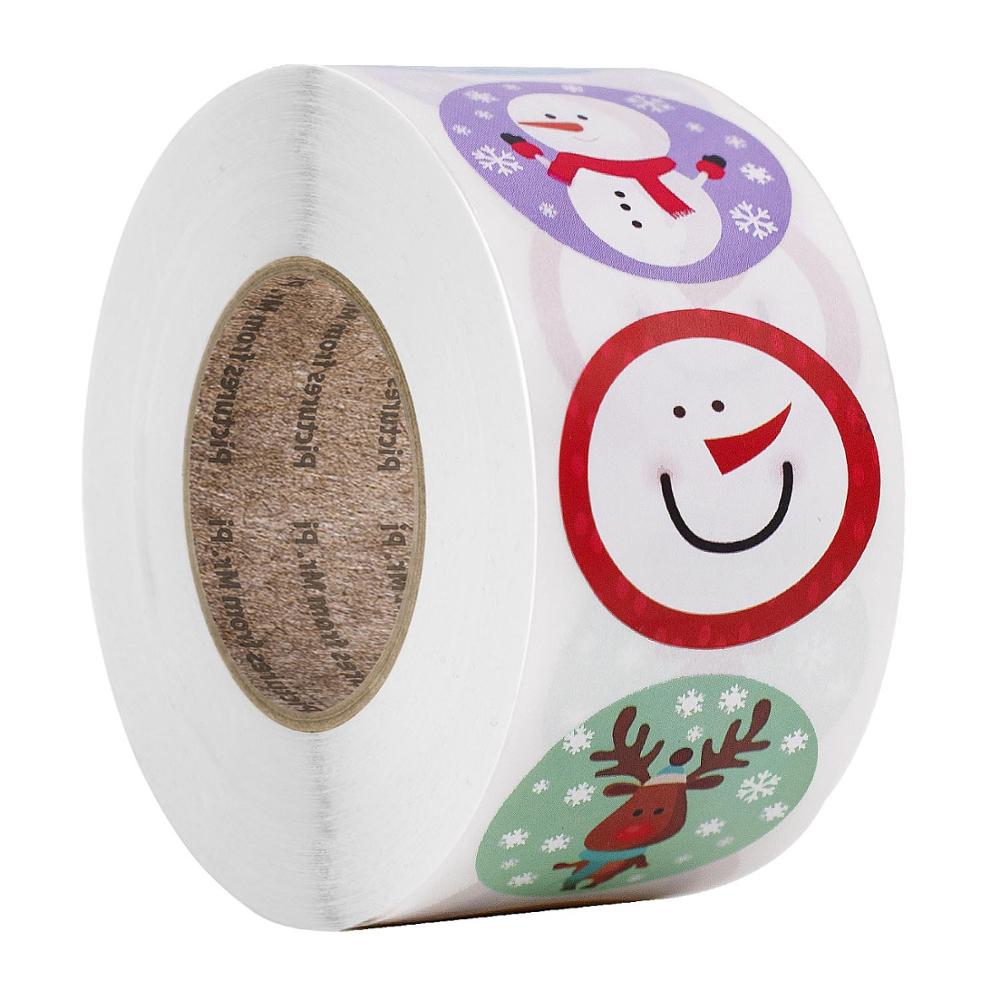 1 zoll große aufkleber mit weihnachtsmotiven, weihnachtsbaum, elch, süßigkeitentüzehn-verschlussaufkleber, weihnachtskarton-etikett, jahreszahl, weihnachtsschmuck: Qy686-300 stck.