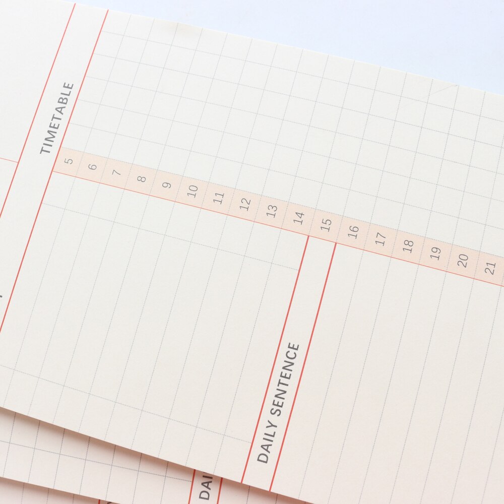 Domikee Leuke Gekleurde School Studie Plan Memo Pad Student Undated Dagelijkse Planner Doen Om Lijst Note Pad Briefpapier tear