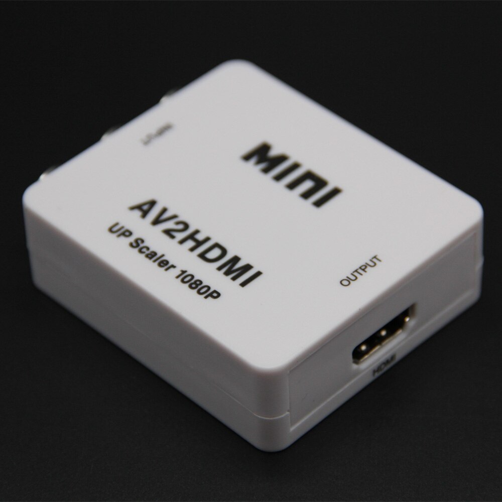 RCA To HDMI-compatible Adapter 3 RCA Converter Cable Adaptor CVBS Composite Video Audio 1080P Aux Adapters For TV AV PC