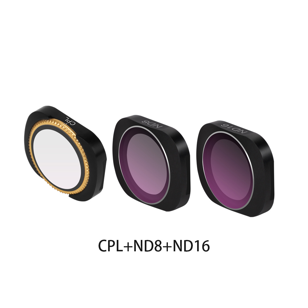 DJI Pocket 2 Filter MCUV CPL NDPL ND64-PL ND32-PL ND4 ND8 Camera Lens Filter Kit for DJI OSMO POCKET Gimbal Accessories: black