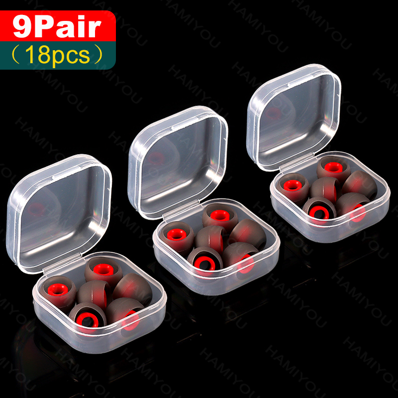 9-3 paren, noise cancelling siliconen oortelefoon accessoires, 4mm vervangende oortelefoon accessoires, zachte oordoppen, L M S in oortelefoon oordoppen. Geschikt voor hoofdtelefoons met poorten van 4-6 mm diameter: l / Diepe Geel