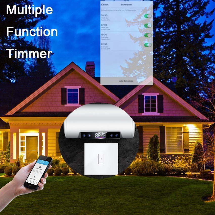 WiFi Boiler Water Heater Switch Google Home Alexa Echo Control Smart Boiler Switch 4400W for EU TUYA APP Smart Life