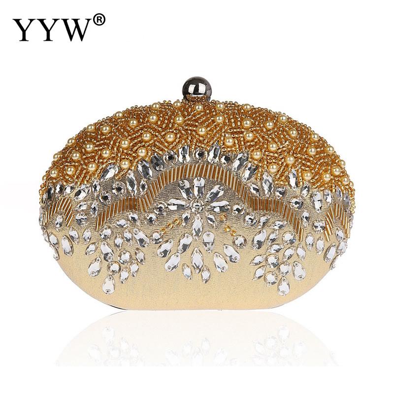 Avondtassen Bloem Vrouwen voor Vrouwen Tas Mode Kralen Clutch Bags Dag Clutch Bruid Handtassen Party Purse: yellow