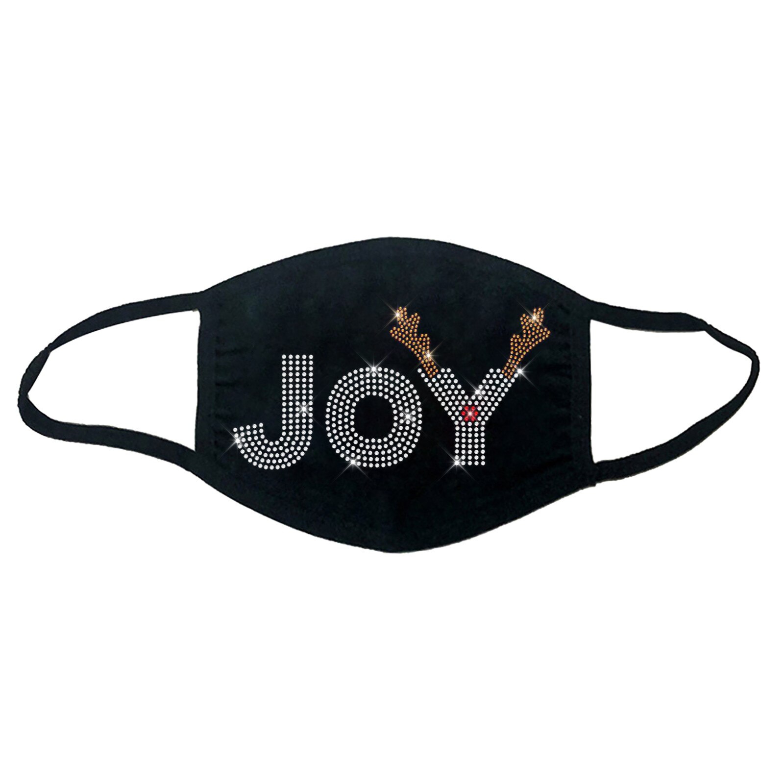 Mascarilla navideña de alce, adornos navideños para el hogar, adorno de Navidad, de Navidad, Año ,: M
