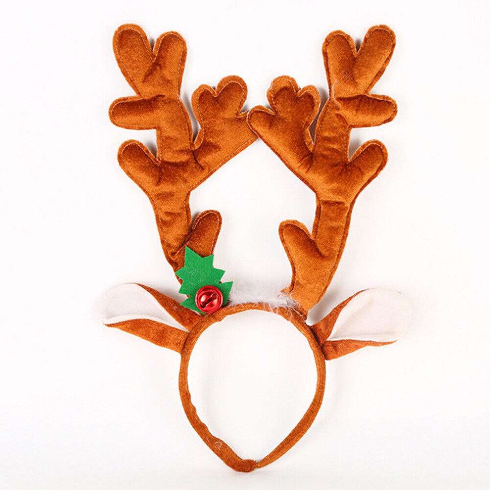 Usa jul hjorte gevirer hår hovedbånd prop xmas kostume fest cosplay: -en