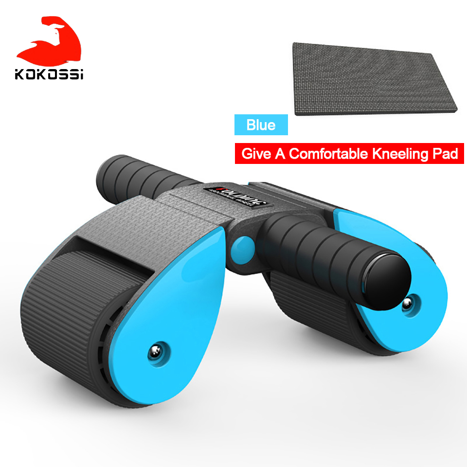 KoKossi Folding Ab Roller Two-wheeled Abdominal Wheel Gym Training Fitness Wheel Household Exercise Sports Equipment Unisex: 03