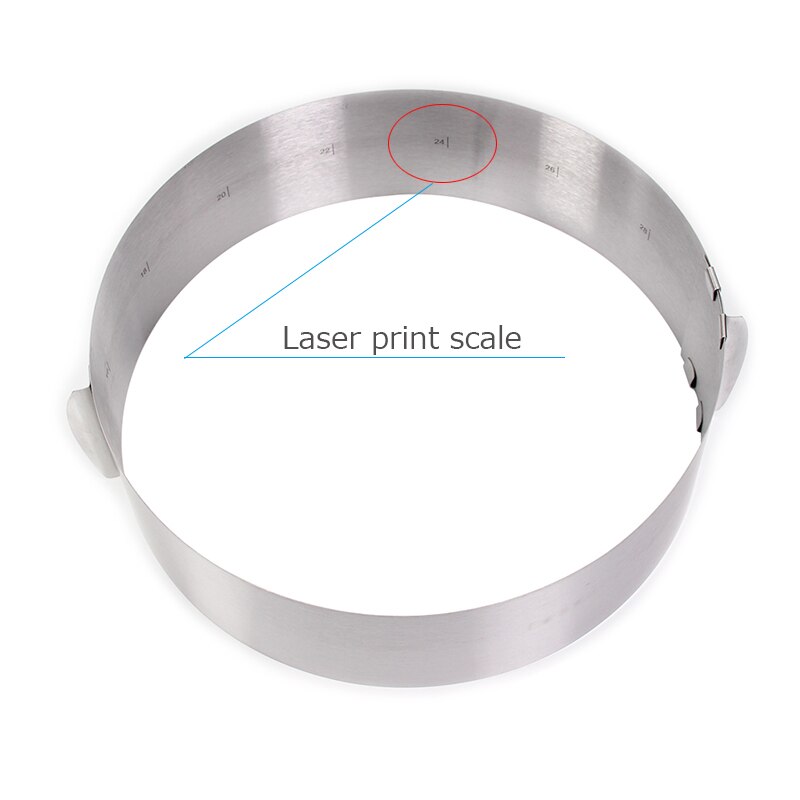 6 to 12 inch Adjustable Mousse Ring Mould, Professionals Cake mold with calibration, baking tools for cakes