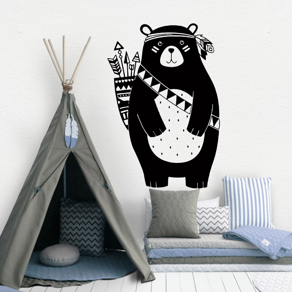 Lovely Fox Animal Wall Sticker Decals for Kids Rooms decoration Wallpaper Baby Room Decor Decal stickers Animals Mural