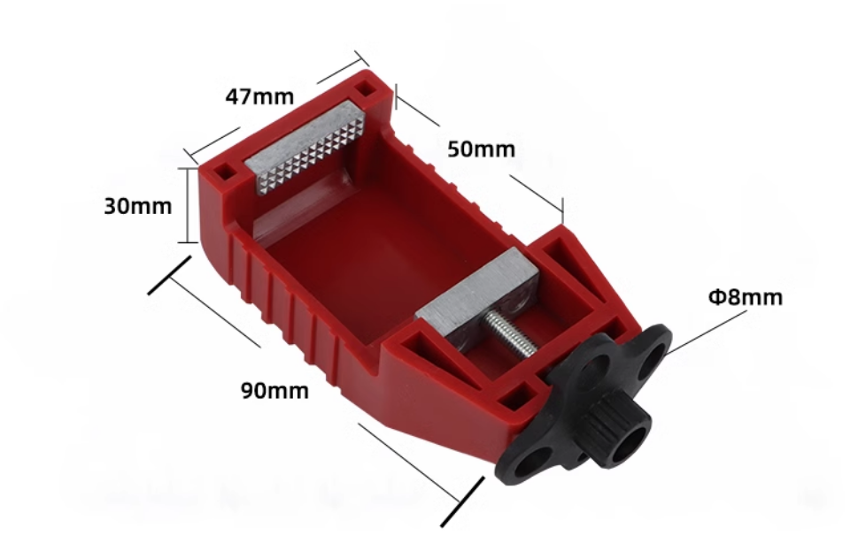 MCB Lockout Device Impact Tight Bite Motor Circuit Breaker Lockout Motor Protection lock on and off for MCB: Red