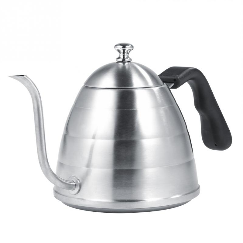 900ml 304 Stainless Steel Pour Over Coffee Gooseneck Kettle Teapot for Home Cafe Coffee Pot