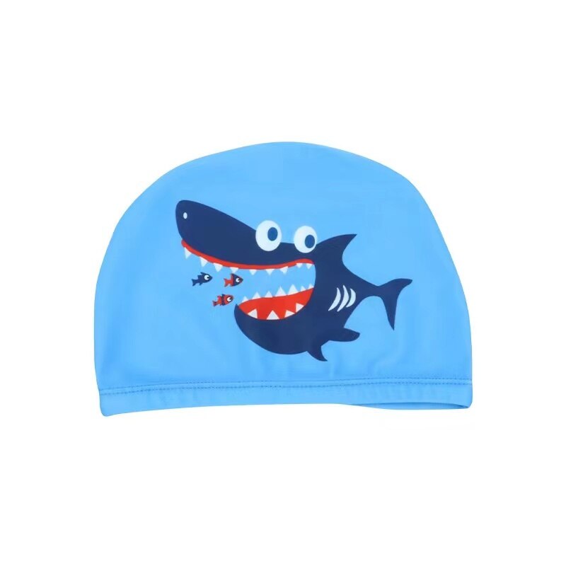 Children&#39;s Swimming Cap Elastic Fabric Cute Cartoon for Long Hair Lovely Kids Protect Ears Swim Pool Hat for Boys Girls Swim: 11