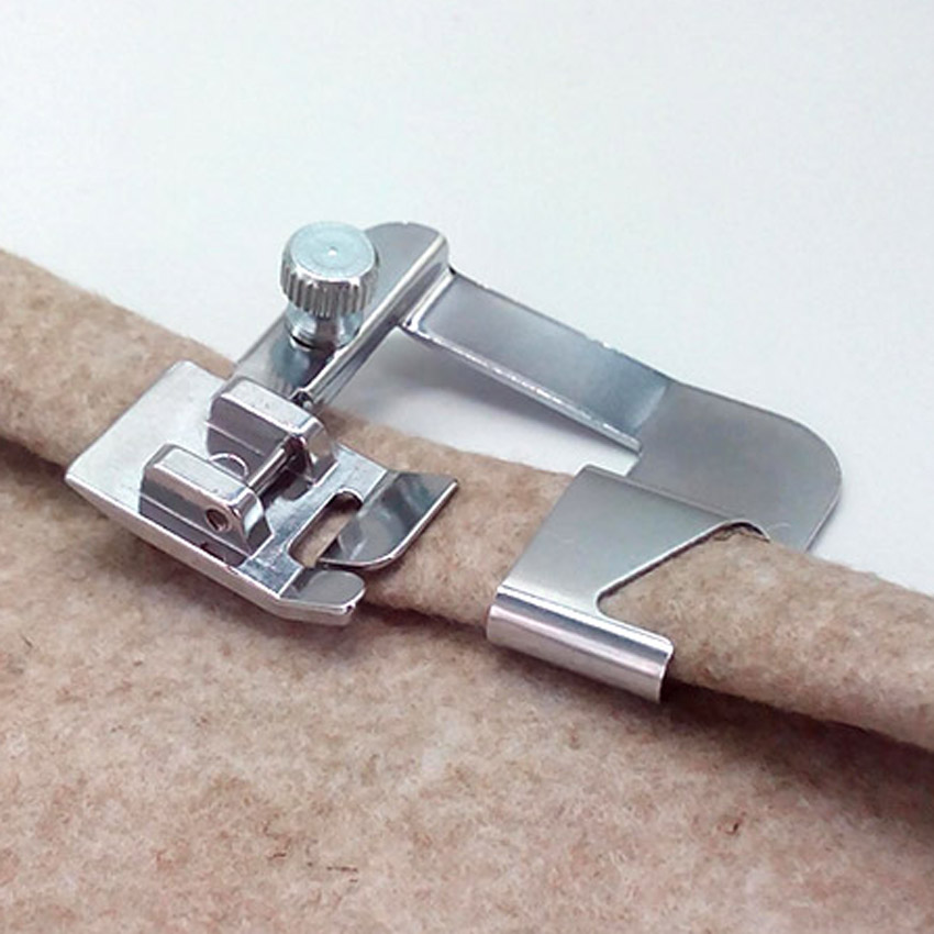 7 taille pied rouleau de tissu #6290-2/3/4/5/6/7/8 Machine à coudre domestique Hemmer pied roulé ourlet pied Snap on pour chanteur frère