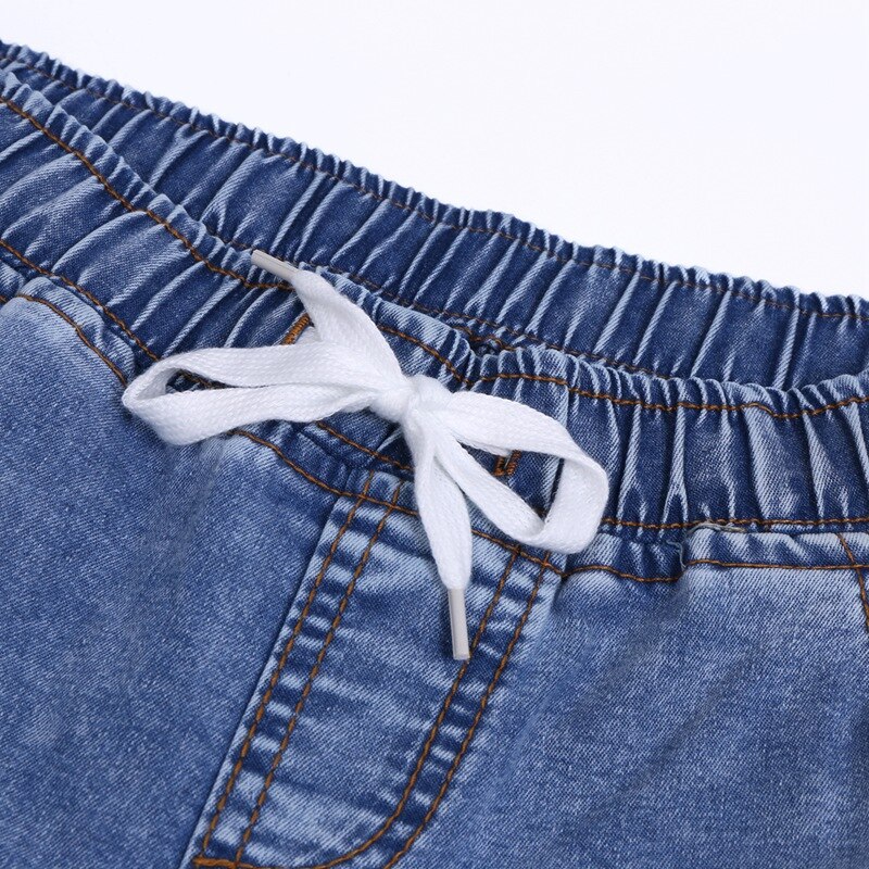 Pantalon lanterne pour femme, pantalon en denim long long, jean crayon féminin, fermeture rapprochée, nouveautés, à lacets