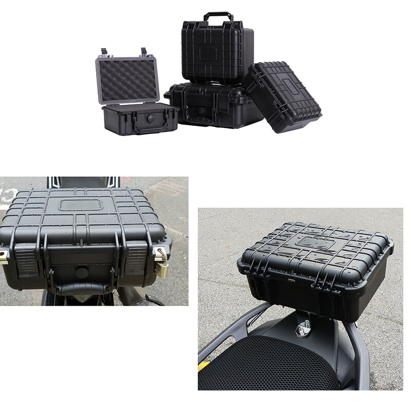 Protective Safety Toolbox Equipment Suitcase Instrument Box ABS Plastic Sealed Aviation Safety Toolbox with Foam Lining
