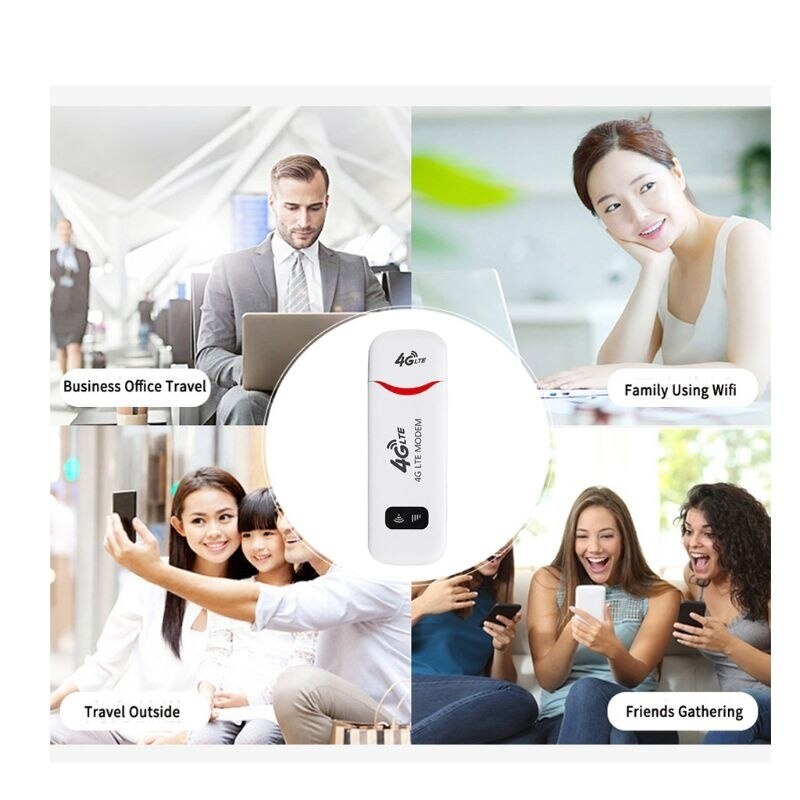 4G Tragbare Hotspot WiFi Router USB Adapter Router Mobile Broadband 150Mbps LTE mit SIM Karte Europäische version