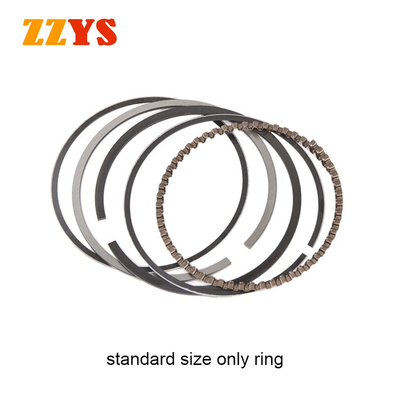 49mm 49.25mm 49.5mm 49.75mm 50mm Oversize 0.25 0.5 0.75 1.0 Motorcycle Piston and Ring Kit For YAMAHA XV250 XV 250 XC125 XC 125: STD Ring
