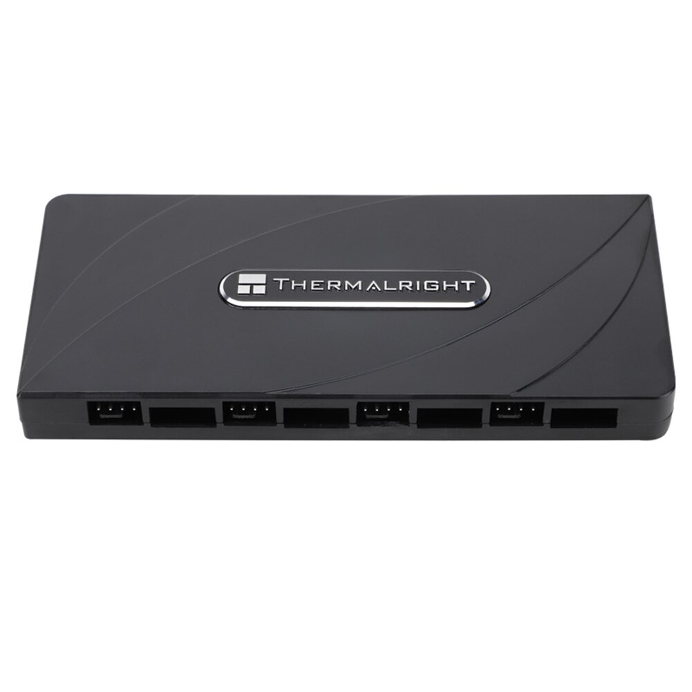 ARGB Chassis Fan HUB 1 to 8 4pin PWM 3PIN Cooler Fan Splitter Extension 5V Power Supply Socket PC Speed Controller Adapter