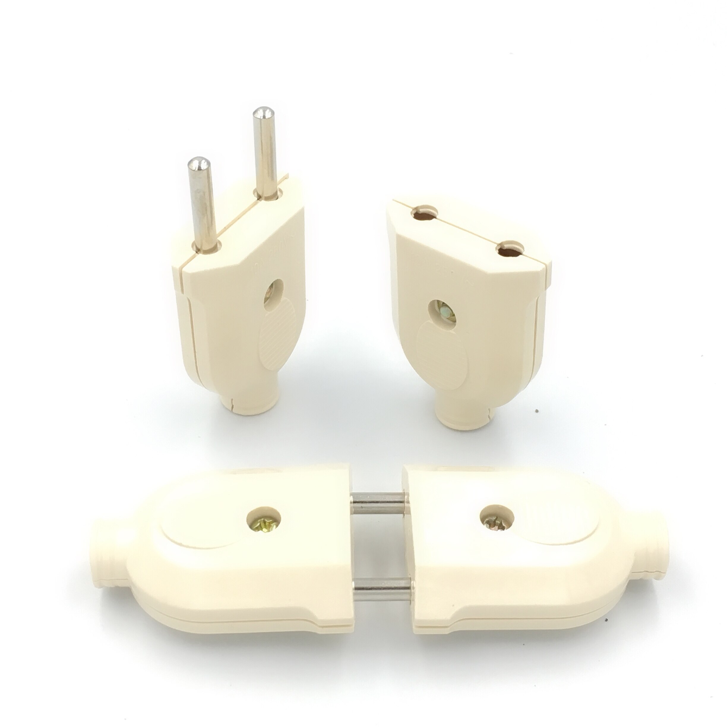 Adaptateur de prise européenne ca, prise femelle, 250V, 10a, ue, ca, électrique, CEE, 7/3