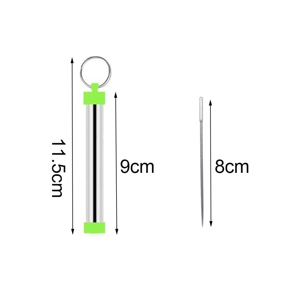 10 Stks/set Thuis Waterdicht Tandenstoker Multifunctionele Fruit Vork Met Tandenstoker Houder Herbruikbare Titanium Legering Outdoor Tandenstoker