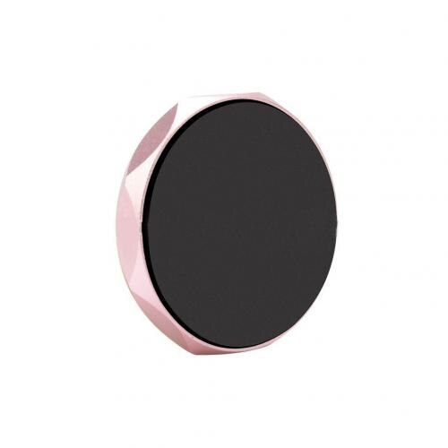 Universele Magnetische Auto Telefoon Houder Stand Voor Mobiele Telefoon Auto Gps Magneet Mount Telefoon Houder Magnetische Auto Houder: Rose Gold Diamond