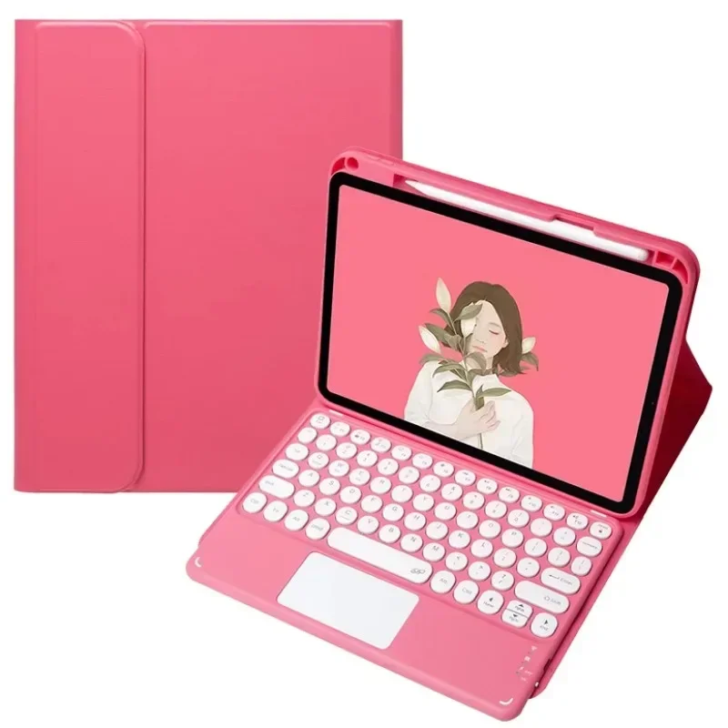 Voor iPad Air 11 M2 Case met Trackpad Touchpad Toetsenbord Cover Funda voor iPad Air 6 Air 5 Air 4 toetsenbord Case Teclado