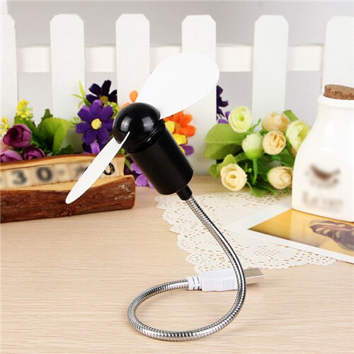 Usb Mini Ventilator Notebook Desktop Koelventilator Koeler Plastic Te Dragen Airconditioning Apparaten Voor Computer En Power Bank: Black