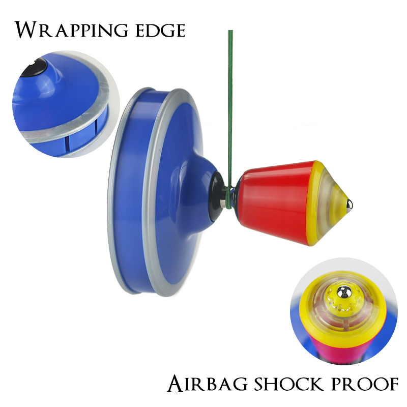 Chinesisches asymmetrisches diabolo 9 lagerspielzeug diabolo-set verpackung mit einkaufsnetz china