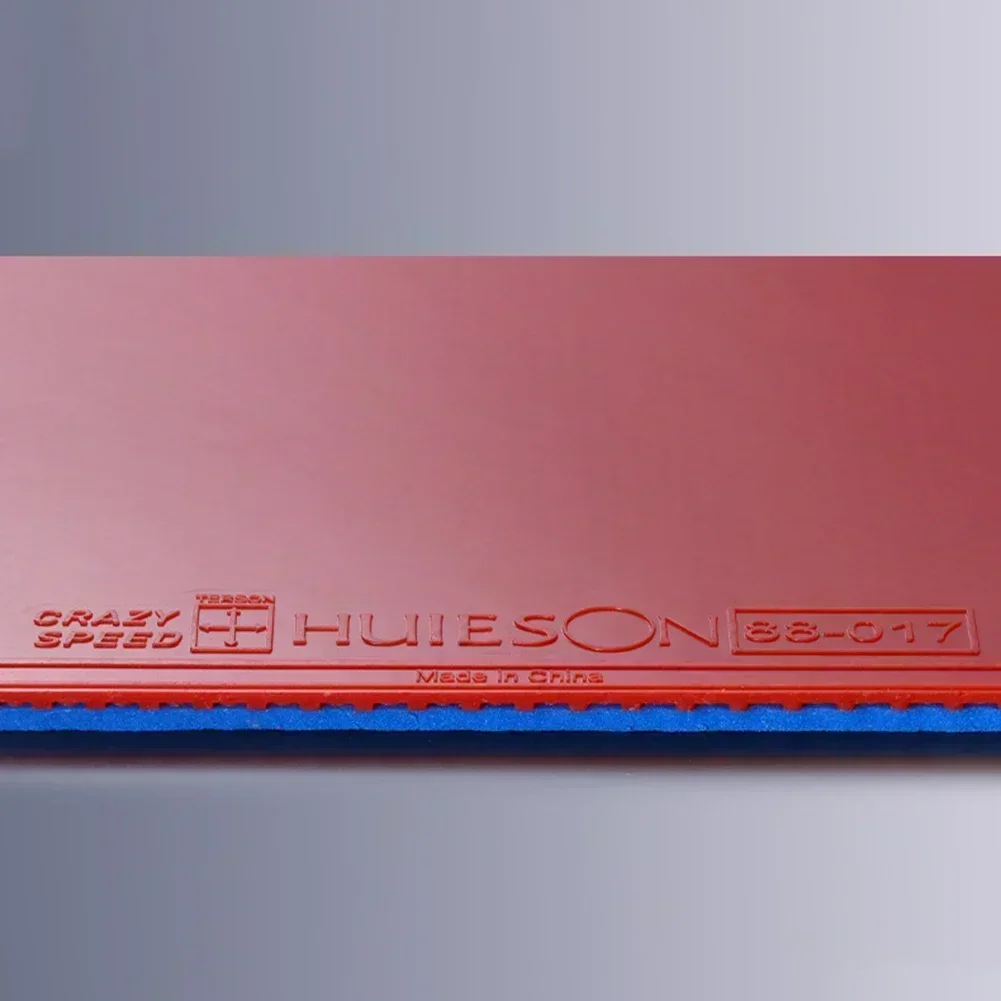 Table Tennis Rubber Sponge Cover Fit Pong Paddle Racket Rubber Skin High Density Sponge Half-tacky Pimples-in Pong: Red