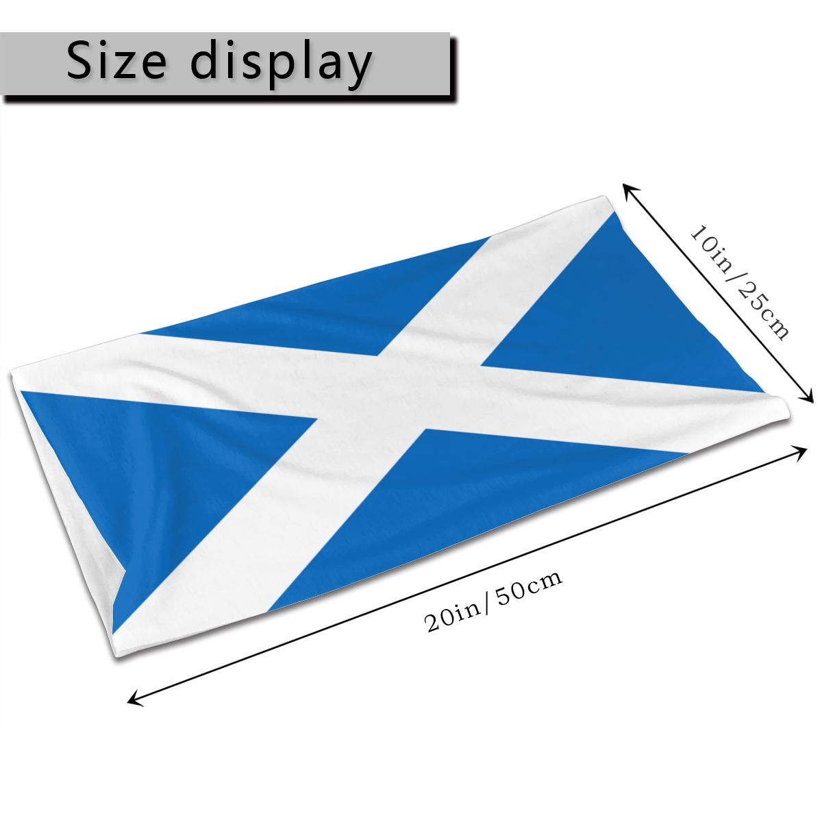 Skotsk flag skotland magisk tørklæde halv ansigtsmaske unisex tube maske balaclava bandana multifunktionelt hovedbeklædning cykling vandreture