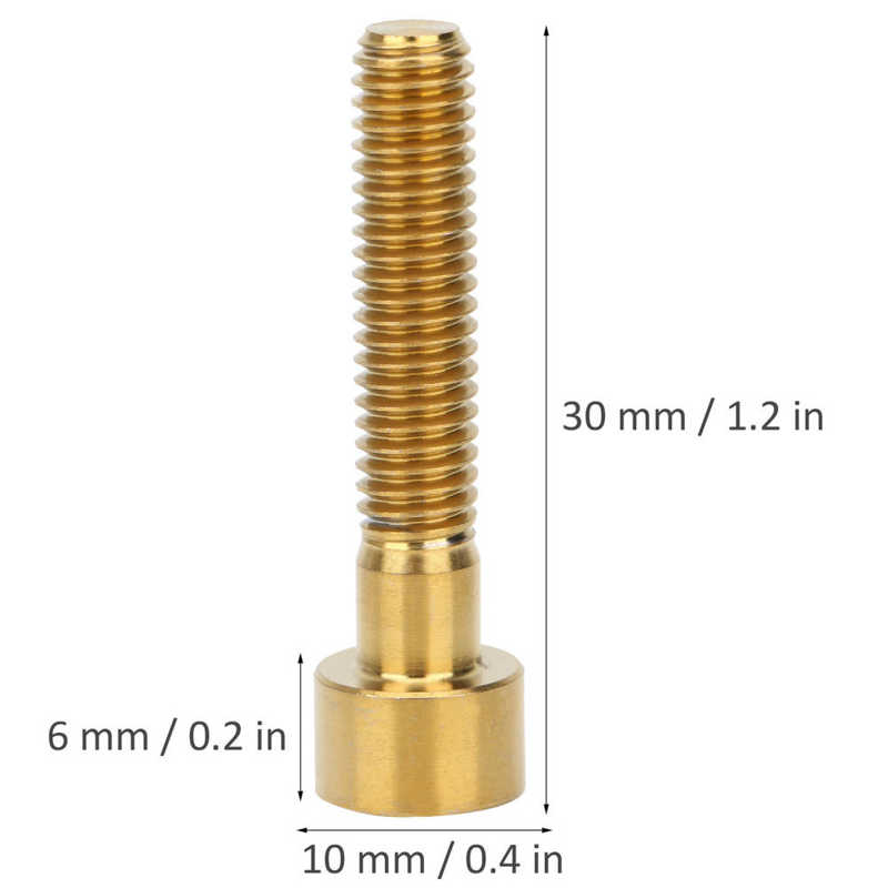 2 stuks  m6 x 30 stuurpenbouten, bevestigingsbouten voor de bovenste dop van de headset van een mountainbike, schroeven voor de stuurverhoger van een fiets.