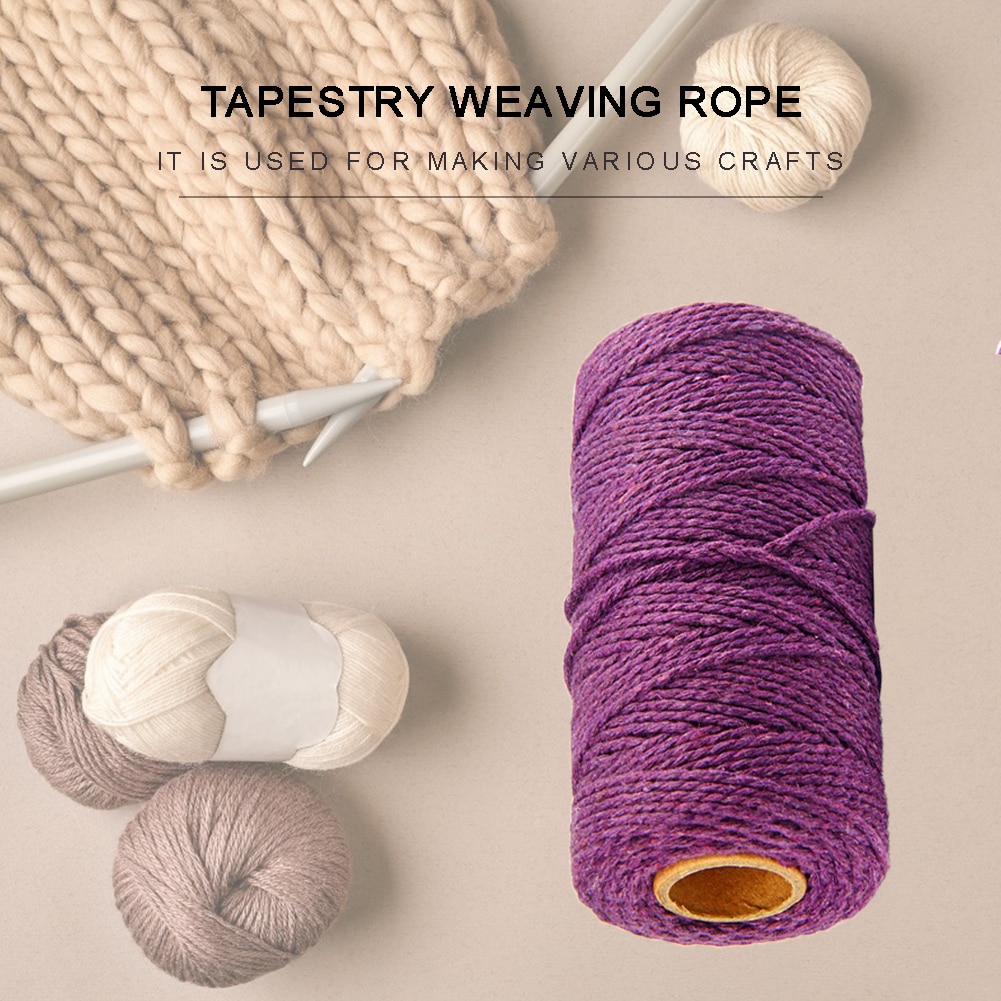 Tapestry Crafts Cotton Rope Cotton Cord Lace Plant Twisted String DIY Pendants for Household Women Sewing Accessories